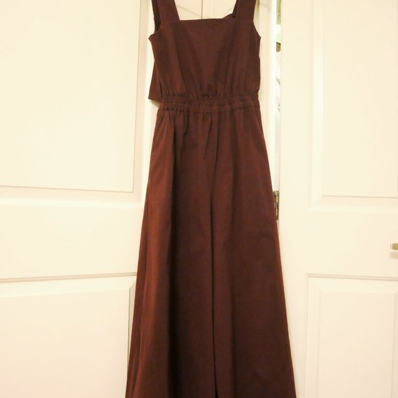 COS WIDE-LEG COTTON JUMPSUIT - Picture 6 of 10